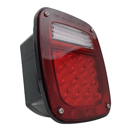 Grote Stt Lamp, Red, 3-Stud, Hi Count Led, W/Lic G5092